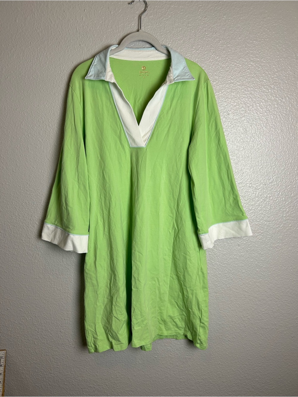 Spartina 449 Light Green Polo Women's Dress Size M Old Money Quiet luxury